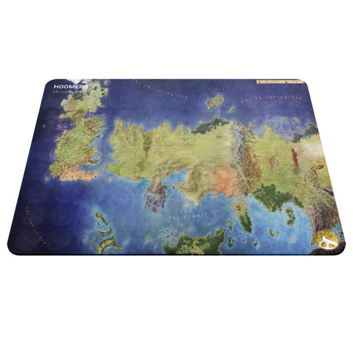 ماوس پد هومرو طرح نقشه جهان مدل A1708 Hoomero World Map A1708 Mousepad